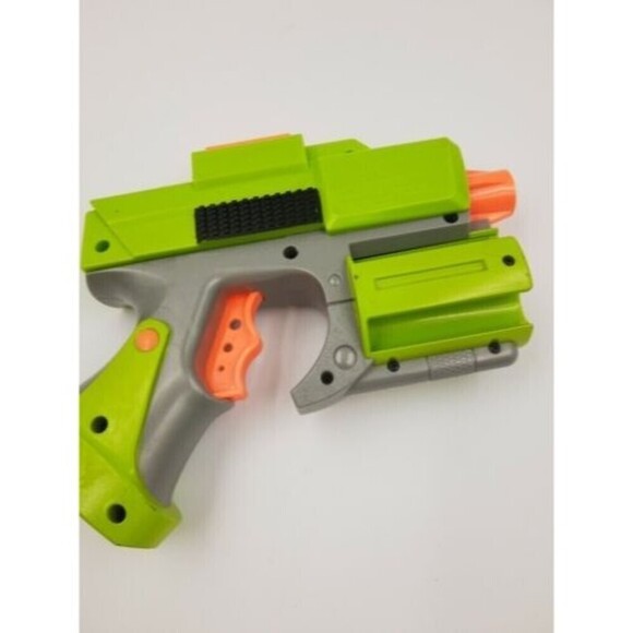 NERF Tactical Green Crossfire Pistol 2005 Handgun Dart Gun Single Shot C-044A - Picture 6 of 7